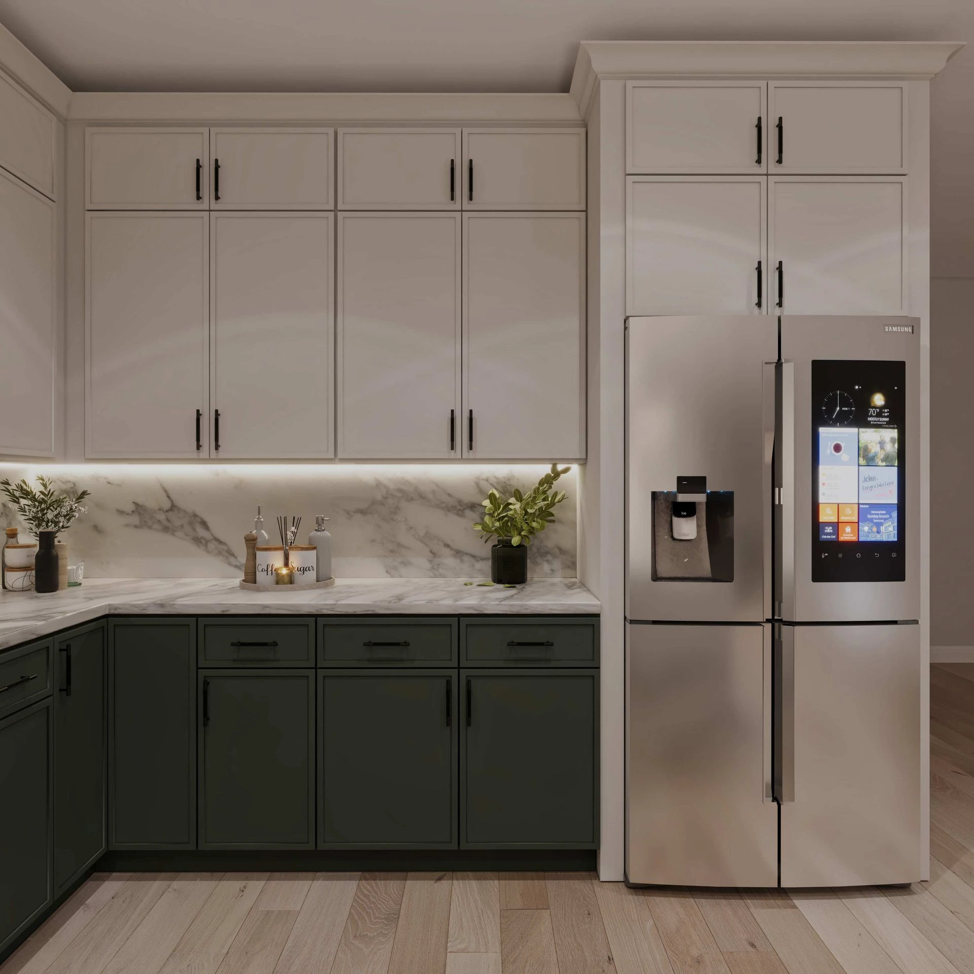 Mini Shaker Dove White & Olive Aston Green