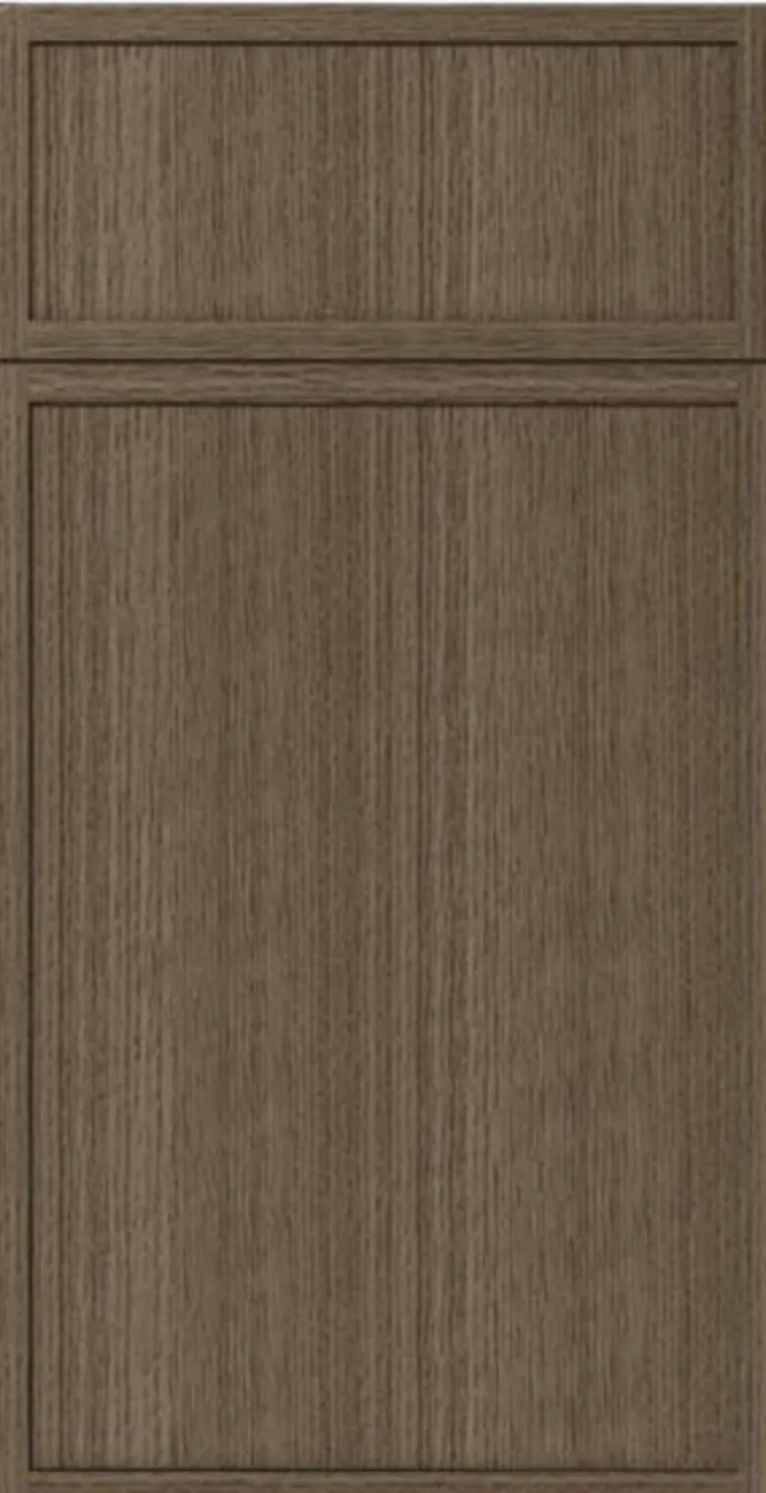 Mini Shaker Dove White cabinet door in Slim Shaker style