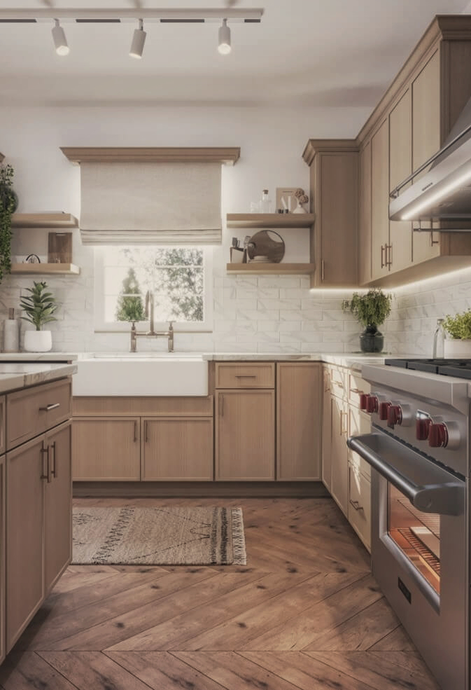 White Oak Kitchen 