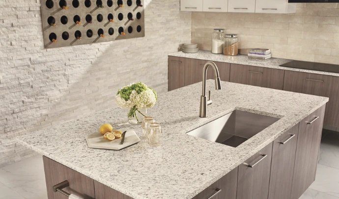 Stainless Steel sinks in warm kitchen design