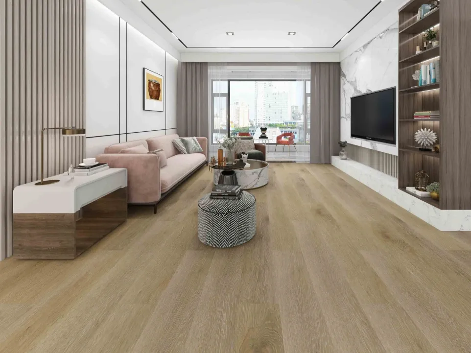 Waterproof SPC flooring in living space