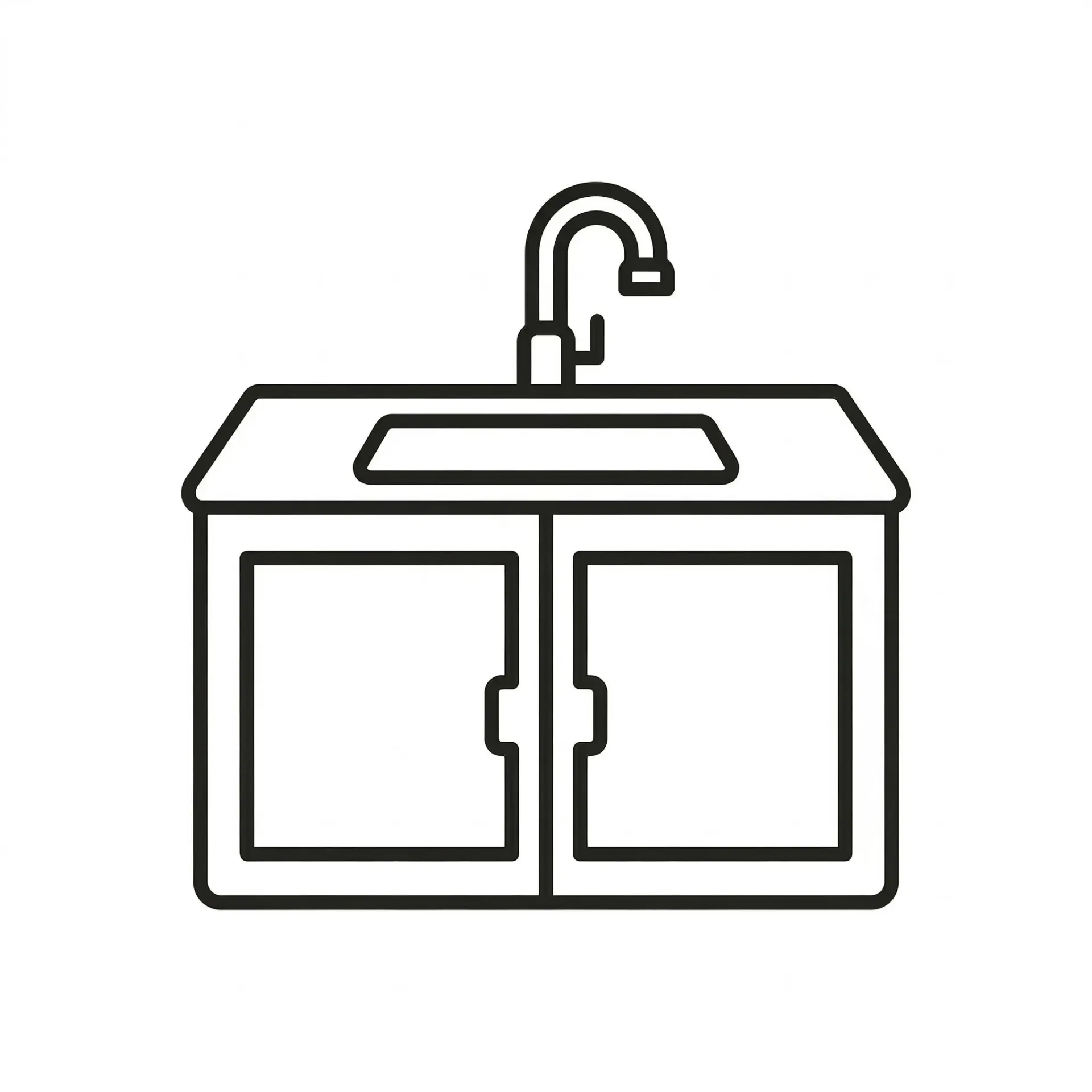 GR-Shaker Grey Vanity Cabinet (---------VANITY SINK CABINETS----------)